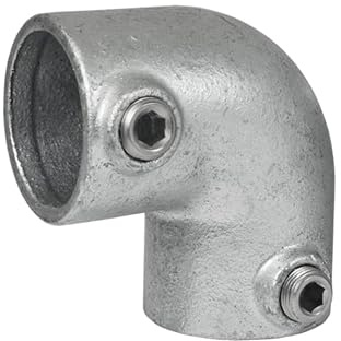 [PDF] - 48mm Galvanised Key Clamp Elbow with Grub Screws | Steel Tiube Fitting | Elbow 90
