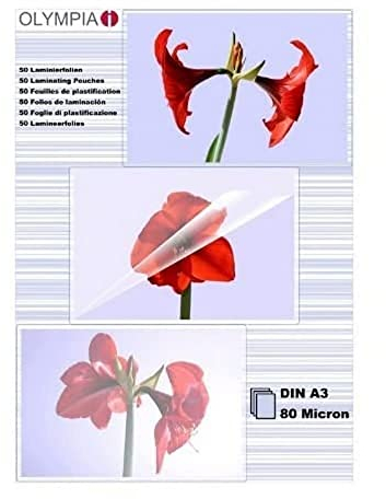 OLYMPIA Folienset 80 Mikron A3 50 Stk