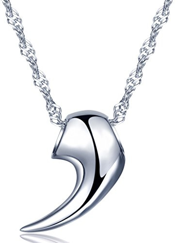Unendlich U Fashion Halbe Herzen Tropfen 925 Sterling Silber Damen Partner Anhänger Silberanhänger