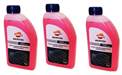 REPSOL ANTIGELO REFRIGERANTE Rosso CONCENTRATO Box da 3LT.