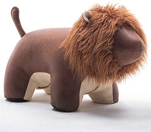 Möbel Akut Tierhocker Kinderhocker Löwe Hocker Lion Dekohocker Sitzhocker braun beige