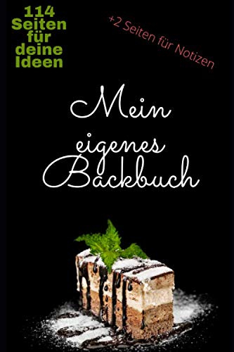 Rezeptbuch zum Selberschreiben BACKBUCH Mein eigenes Backbuch liniert DIN A5 meine Lieblingsrezepte