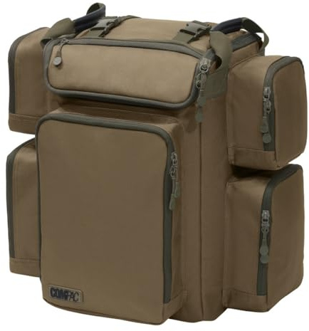 Korda Compac 45, Angelrucksack mit 45 l Volumen, Angeltasche, Grün
