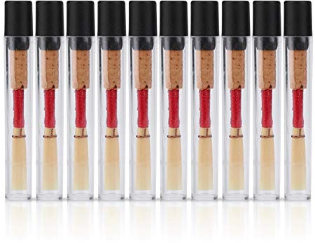 Kuuleyn 10pcs Oboe Reed, Stärke Medium Oboe Reed, Medium Strength Soft Handmade Oboe Reeds Instrument Ersatz-Zubehörrohr für Anfänger Oboe-Zubehör