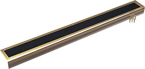 Threshold Brass Grippy Door Sill Cover (920mm with Screw Set)