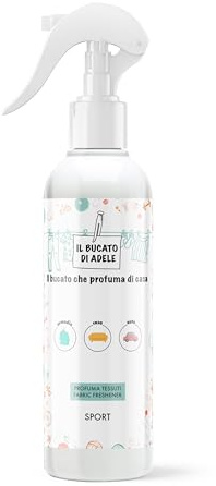 IL BUCATO DI ADELE | Profuma Tessuti Spray Sport 250 ml | il bucato che profuma di casa
