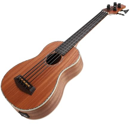 Akustische Bassgitarre, 4 Saiten, 16 Bünde, Ausgezeichnete Schöne Akkord-Arrangements für Kinder, Freunde oder Musikliebhaber