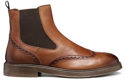 Geox Stivali da uomo U HENREYS, cognac, 42 EU, cognac, 42 EU