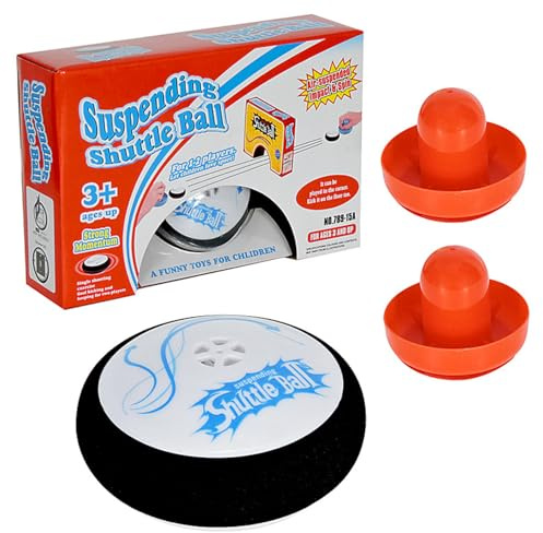 CNAFGBGG Air Hockey Pucks with 2 Red Pushers, Plastic Electric Floating Table Top Air Hockey for Kids & Adults
