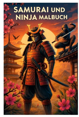 Samurai und Ninja Malbuch: 50 epische Ausmalbilder: Ausmalbilder für Fans japanischer Geschichte und Abenteuer