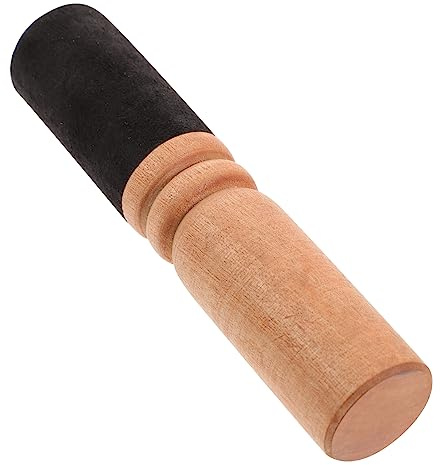Klangschalen Tragbar, Schwarz, Leicht Schlägel | Glatte Oberfläche, Einfaches Design, für Entspannung und Spirituelle Geschenke, Angenehm zu Halten