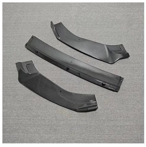 Lippe Frontspoiler Splitter Für Golf 7 MK7 Für GTI Für GTD Für GTE R Für Line 2013-2016 3-teiliger Frontstoßstangensplitter Lippendiffusor Spoilerschutzabdeckung Deflektorschutz Front stoßstange Lippe