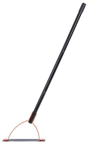 Sorandy Desbrozadora Manual de Malezas, Hoja Dentada de Acero al Manganeso 65 Hoja de Doble Filo Mango de Acero Inoxidable Desbrozadora de Césped para Jardines Céspedes (3 Secciones)