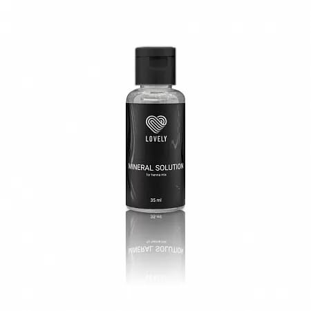 LOVELY Brew Mineral Solution - Brow Mineral Solution 35 ml - Agua mezclada enriquecida con minerales para la henna de las cejas Lovely Brow - Proporciona consistencia uniforme al mezclar el color de