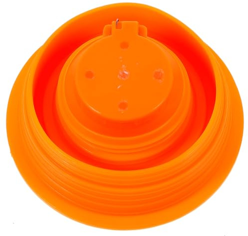 ASAKKURA Siphon Anti-Refoulement en Silicone Solide Orange pour Machine à Laver, Bouchon de Vidange Joint d'Étanchéité pour Évacuation Salle de Bain
