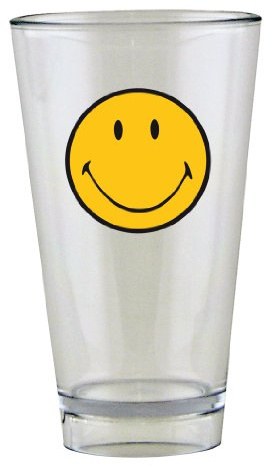 Zak Designs 6187-1401 Becher Smiley 33 cl transparent