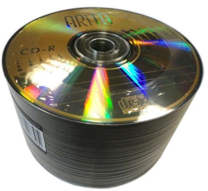 50 Arita Gold Blank CD-R 52x CD Discs 700MB 80 mins Made by Ritek