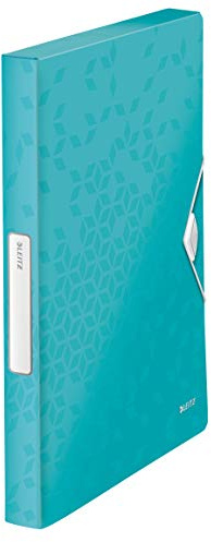 Leitz 46290051 Ablagebox WOW, A4, PP, 30 mm, eisblau