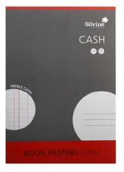 4x Silvine Book Keeping Pad A4 Treble Cash 32 Pages 16 Sheets