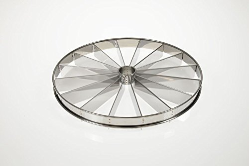 Martellato PPT16X Stainless Steel Double Face Cake Marker, 16 Slices, Grey