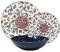 NAMAI - Servizio Piatti 6 Persone - Porcellana - Adatti in Lavastoviglie e Microonde - Colorati - Set 18 Pezzi - Particolari