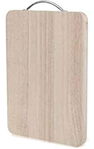 Emi Style Planche à découper en Bois avec Manche en Acier Inoxydable Planche à hacher et à découper B