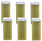 Dermawax Ricarica Ceretta Rullo Oliva 6x100ml– Cartucce Cera Roll-On Universali per Depilazione Professionale con Strisce Depilatorie–Refill per Scaldacera (non incluso)– Made in Italy