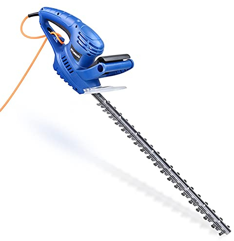 Hyundai 550W 51cm Corded Electric Hedge Trimmer, Lightweight 3.17kg, 10m Cable, 16mm Cutting Capacity, Double Action Blade3 Year Warranty