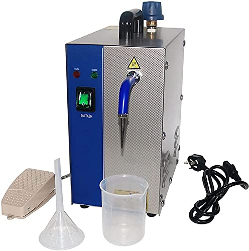 NICETOW Nettoyeur de Bijoux Machine de Nettoyage à la Vapeur, 2L Or et Argent Acier Inoxydable à Faible Bruit Nettoyeur de Bijoux à ultrasons, 1300W Équipement d'orfèvre pour Bijoux en Ruban