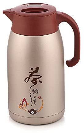 ZYMEN 1. 5L Home Thermo Jug Business Heat Kettle Office Coffee Tea Vacuum Insulated Pot Travel Thermos Flasks (Color : 03) Commemoration Day