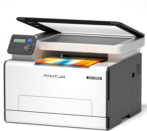 PANTUM CM2100DW Wireless Colour Laser All-in-One Printer | Print, Copy, Scan | Auto Duplex Printing | 20ppm Speed | Wi-Fi & USB Connectivity | For Home and Office