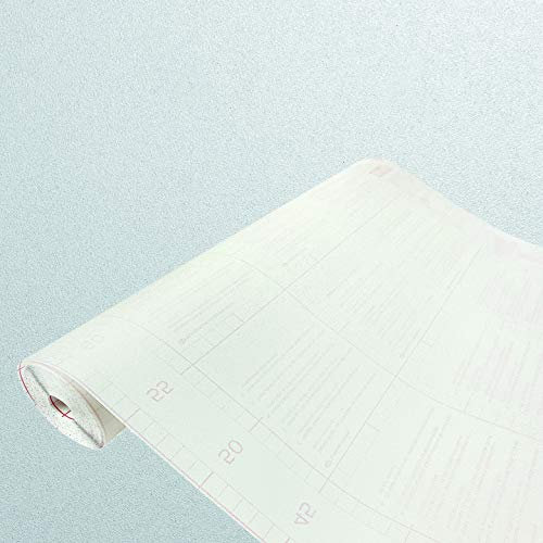 Fensterfolie Blickdicht 45x50 cm | Milchglasfolie selbstklebend mit UV-Schutz | Sichtschutzfolie Fenster ideal für dekorativen Sichtschutz ohne Lichtverlust | Klebefolie Fenster | Milchiger Frost