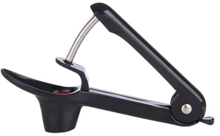 MAEXUS Deshuesador de cerezas, deshuesador para frutas y cerezas, diseño elegante, práctico deshuesador para recetas deliciosas, negro