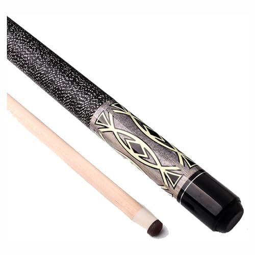 Pool Cue Billard Queue 58 Zoll 19 Unzen 1/2 Handgefertigter Billardqueue aus Ahornholz, 11,5-12,75 mm Kopf, leicht zu halten und zu tragen, Billardliebhaber WEWYQSJXBXF-4819(Co