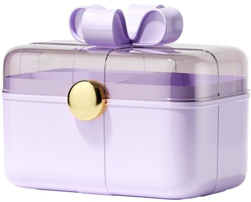 Dianzan Scatola Portagioielli per Bambini, Custodia per Accessori per a Doppio Strato Scatola per Smistamento Scatola Portagioie per Organizzatore Piccola Scatola per Medicinali per Bambine