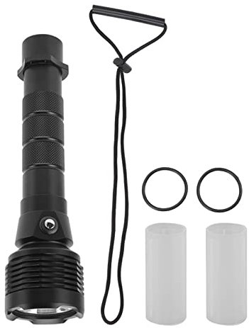Wide Degrees Beam Angle Scuba Diving Photography Video Flashlight 3600LM Diving Light Depth Torch for Night Fishing Canping