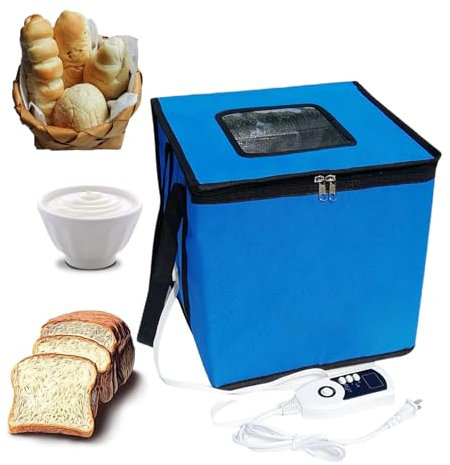 Macchina per la fermentazione del lievito madre con riscaldatore, scatola per la fermentazione dell'impasto per pizza e pane, con regolatore di temperatura, per la produzione di pane, yogurt, natto