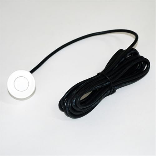 Sensor Marcha Atras Coche Sistemas De Sensor De Estacionamiento Con Luz LED Para Automóvil Con Pantalla Retroiluminación Kit Detector De Monitor De Respaldo De 4 Radares Sensor Estacionamiento(Blanco)