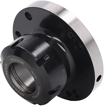 ZJchao Collet Chuck for Lathe, Lathe Collet Chuck Adaptor Carbon Steel Antioxidant High Hardness 3.9in Clamping for CNC Milling Machine
