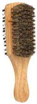 Beavorty Bartbürste für Männer Doppelseitig Tragbar mit Borsten Griff für Bartpflege und Styling