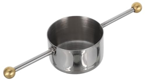 SHINEOFI Taza Medidora de Acero Inoxidable 30 Ml Doble Cara para Coctelería Vaso Medidor de Onzas para Bar y Vino Herramienta Precisa para Preparar Bebidas en Casa