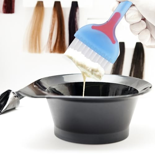 Artibetter Set 6 Pezzi Spazzola per Tintura Chioma Riutilizzabile e Lavabile in PC per Salone di Bellezza e Uso Domestico Colore Casuale