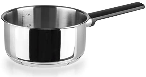 IBILI - Saucière Svea, 14 cm, Acier inoxydable 18/10, Compatible avec l’induction