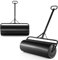 COSTWAY Rasenwalze befüllbar Wasser oder Sand, 63 L, Ø 30 cm x 99 cm, Bodenwalze mit Griff, Gartenwalze Metall, Handwalze Lawn Roller, Rasenrolle für Ebenen Rasen Garten, Schwarz