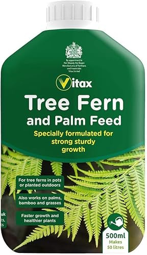 500ml Tree Fern & Palm Feed Liquid - Specifically Formulated Nutrients for Thriving Ferns and Palms