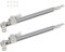 SG Store 2Pcs Casement Window Stays 22.5CM Window Lock Scuff Protection Tilt Regulator 120 Degree Wide Angle Window Latch for Tilting and Adjusting The Window