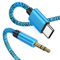 Aux Kabel iPhone 16 Auto USB C,1M Typ USB C Klinke auf 3,5mm Handy für Samsung Galaxy S25/S24/S23/S22/S21/A55/A54/A35/A16/A15,iPhone 16 15 Pro,Pixel,Adapter Aux Kabel für Auto/Kopfhörer/Lautsprecher