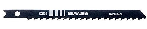 Milwaukee 48-42–0200 10,2 cm Hartmetall-Stichsägeblatt mit 6 Zähnen pro Zoll (5 Stück), Karbonstahl