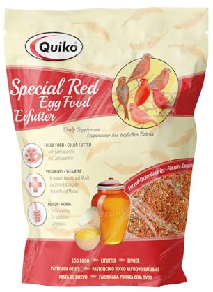 Quiko Special Egg Food Red 1kg - Egg food for all red-grounded bird species