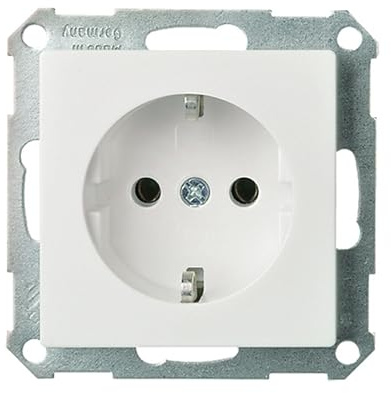 Elso Steckdoseneinsatz Schraubklemmen Joy, reinweiß, 275004